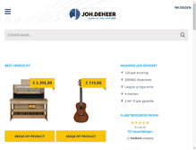 Tablet Screenshot of johdeheer.nl